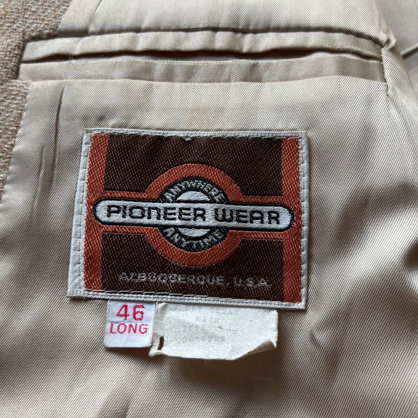 Vintage Western Men’s Pioneer Wear Blazer | Made in USA