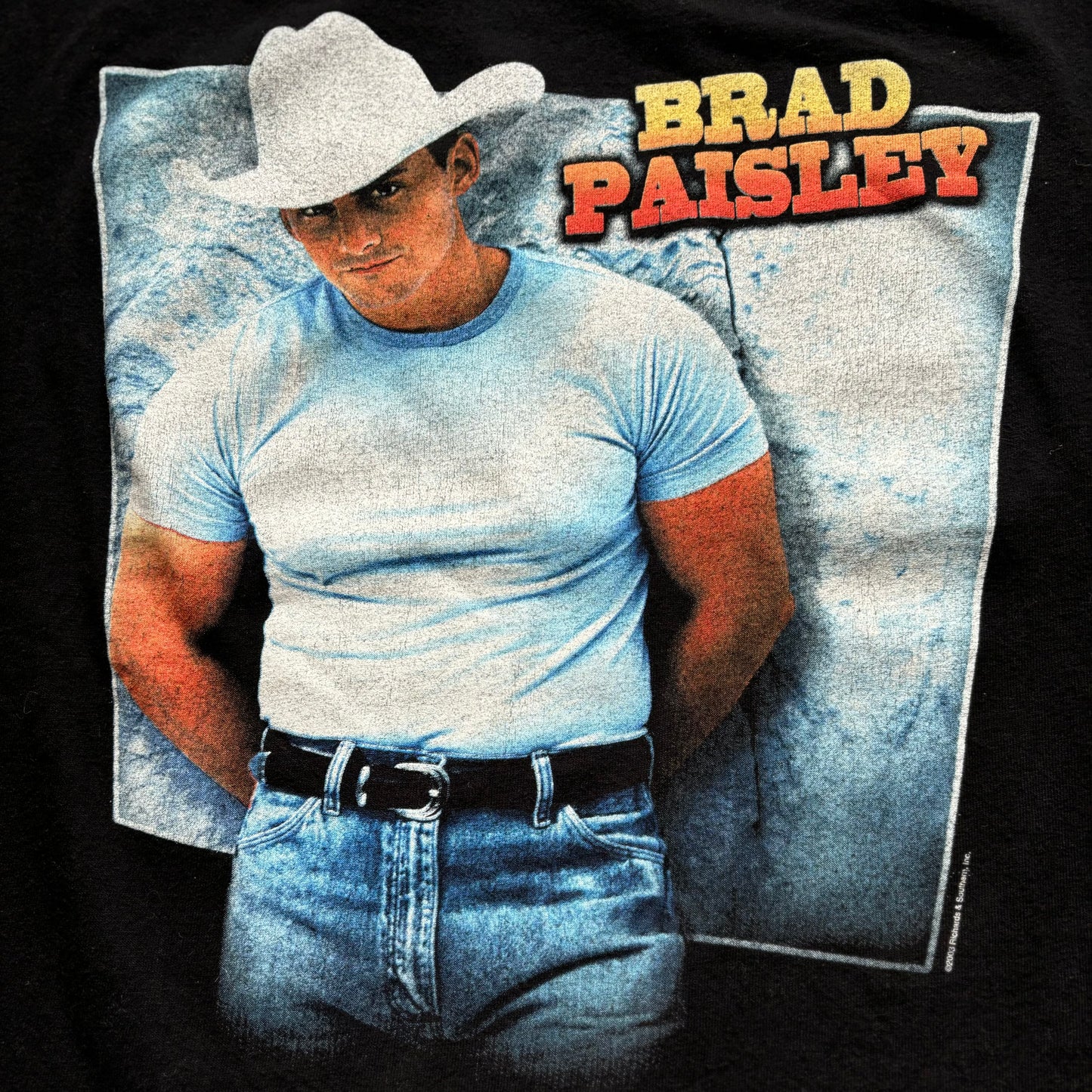 2003 Vintage Western Brad Paisley “Celebrity Tour” Country Concert T-Shirt