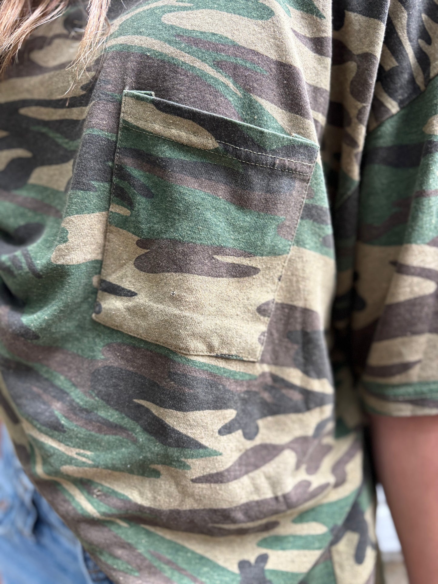 Vintage Camouflage Pocket Tee