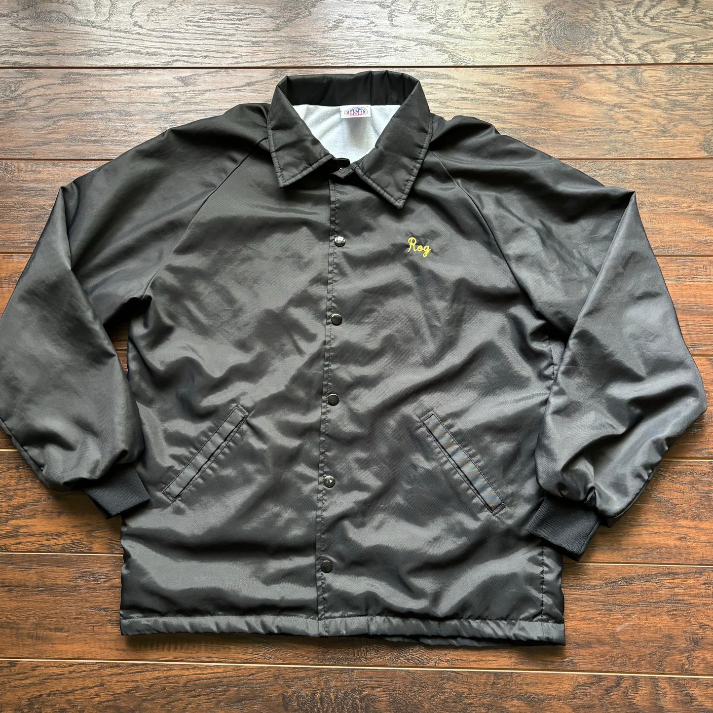 Vintage Oil, Chemical & Atomic Workers International Union Local 7-979 Alma, MI Nylon Wind Breaker Jacket
