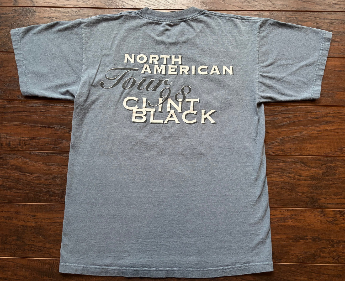 1998 Vintage Western Clint Black “Nothin’ But The Taillights” Country Concert T-Shirt | North American Tour