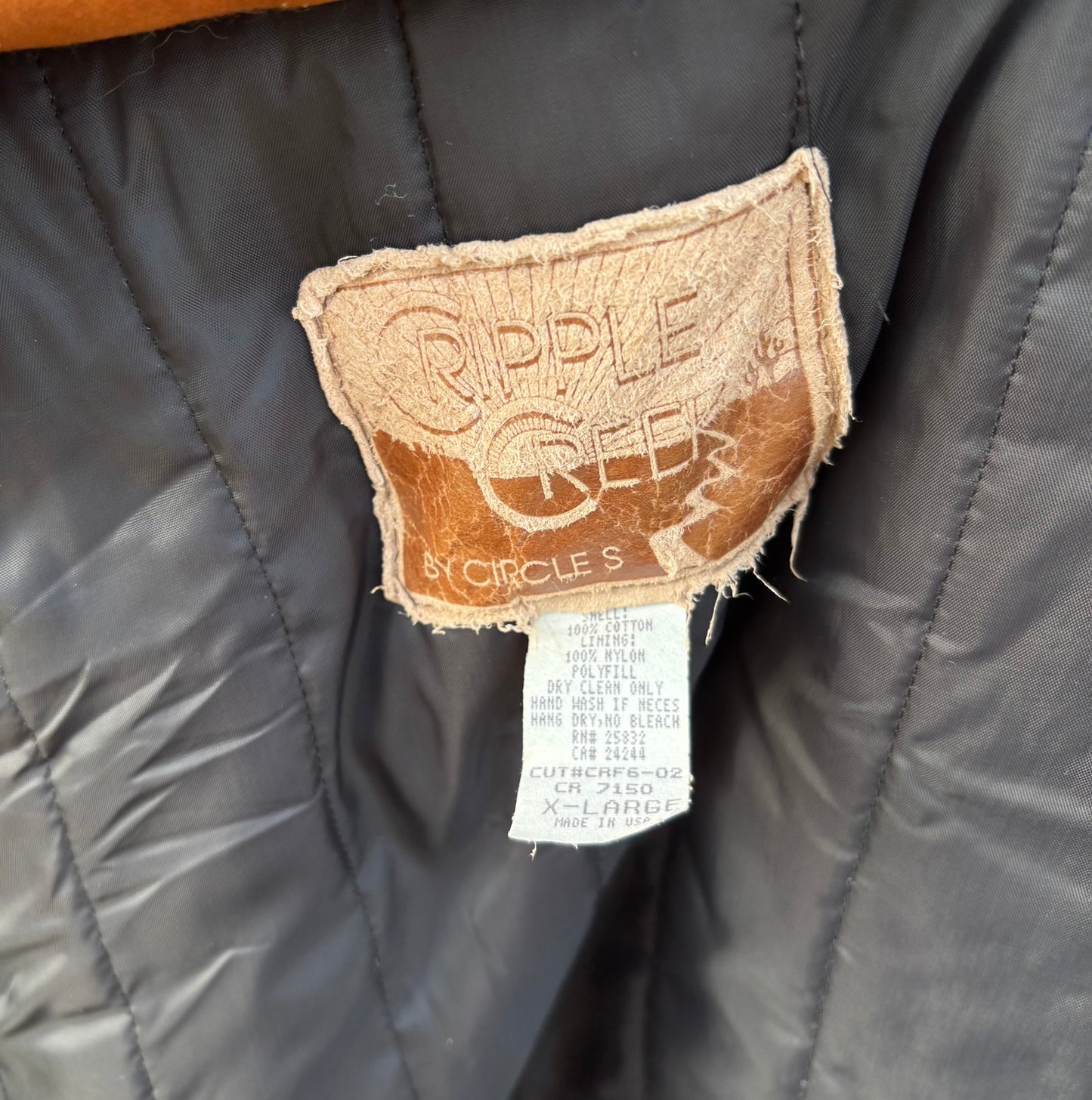 Vintage Western Cripple Creek By Circle S Jacket with Aztec Print | Made In USA