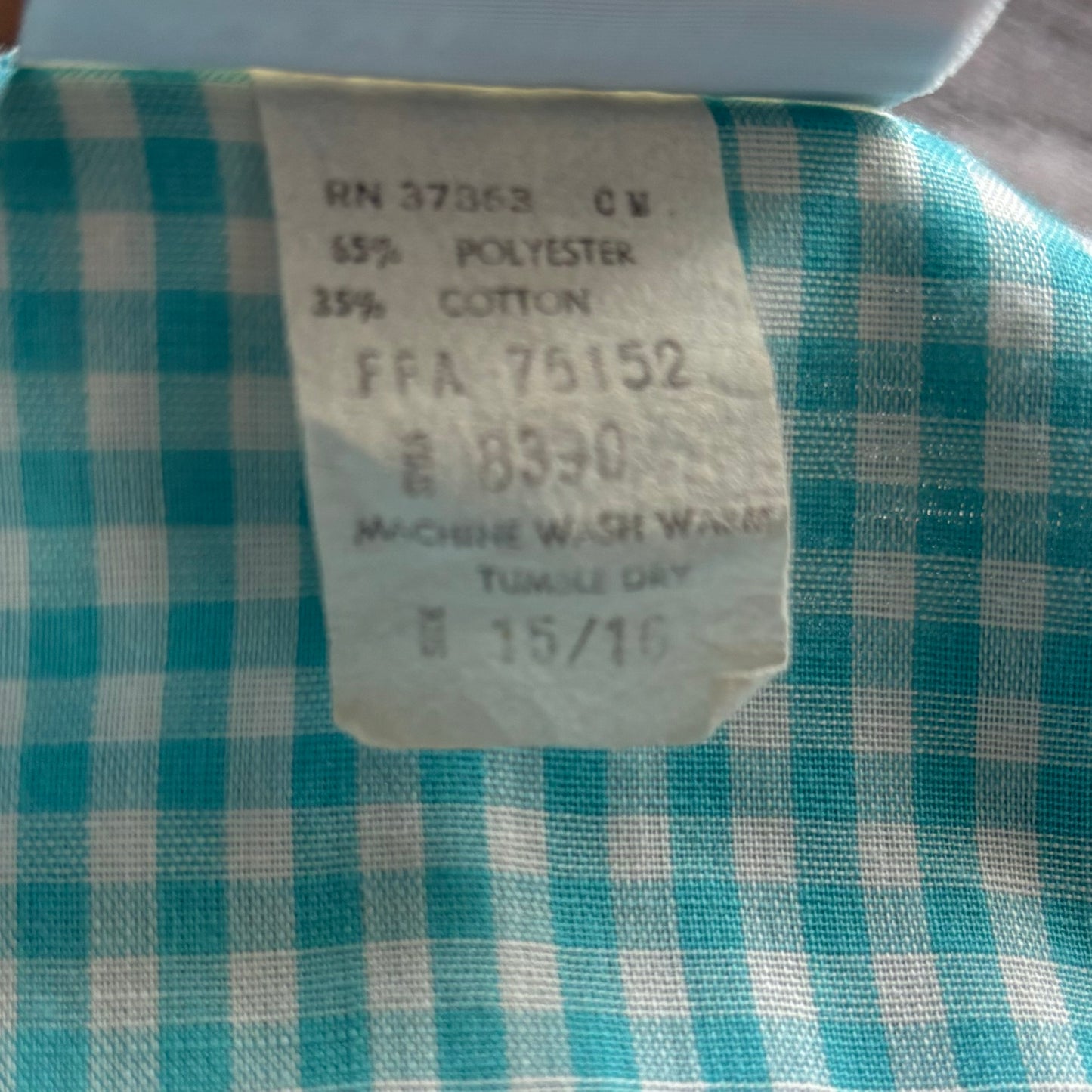 Vintage Western Women’s Avon Fashions Prairie Gingham Dress