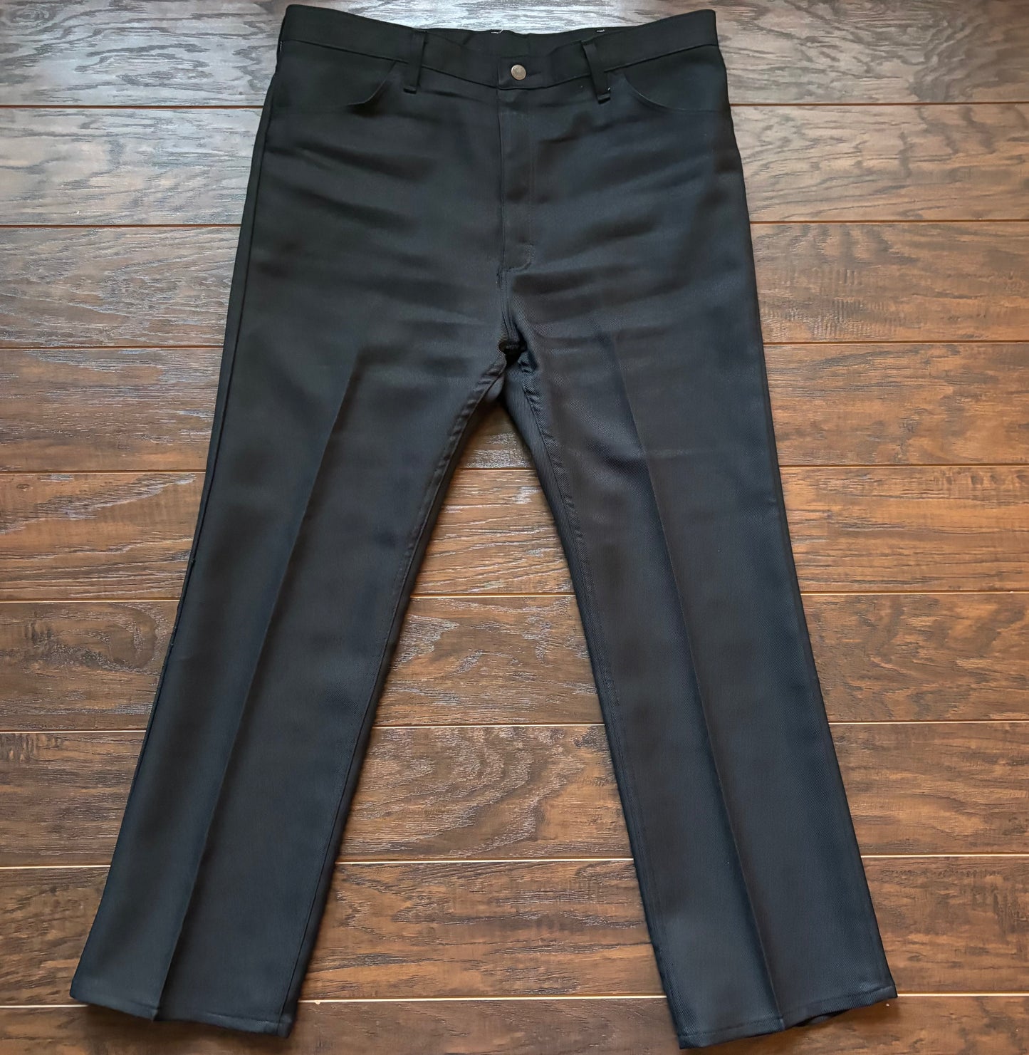 Vintage Western Men’s Wrangler Polyester Trousers | Made in USA