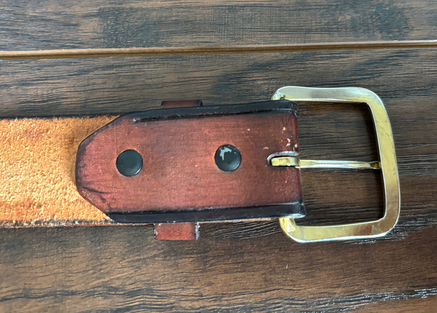 Vintage Tooled Leather Hunting Belt | Handmade
