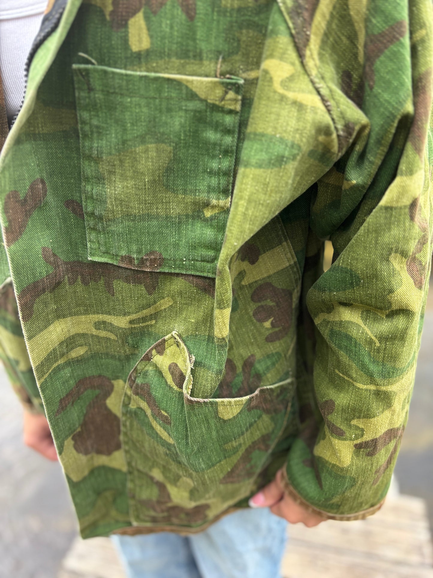 Vintage Reversible Camouflage Jacket