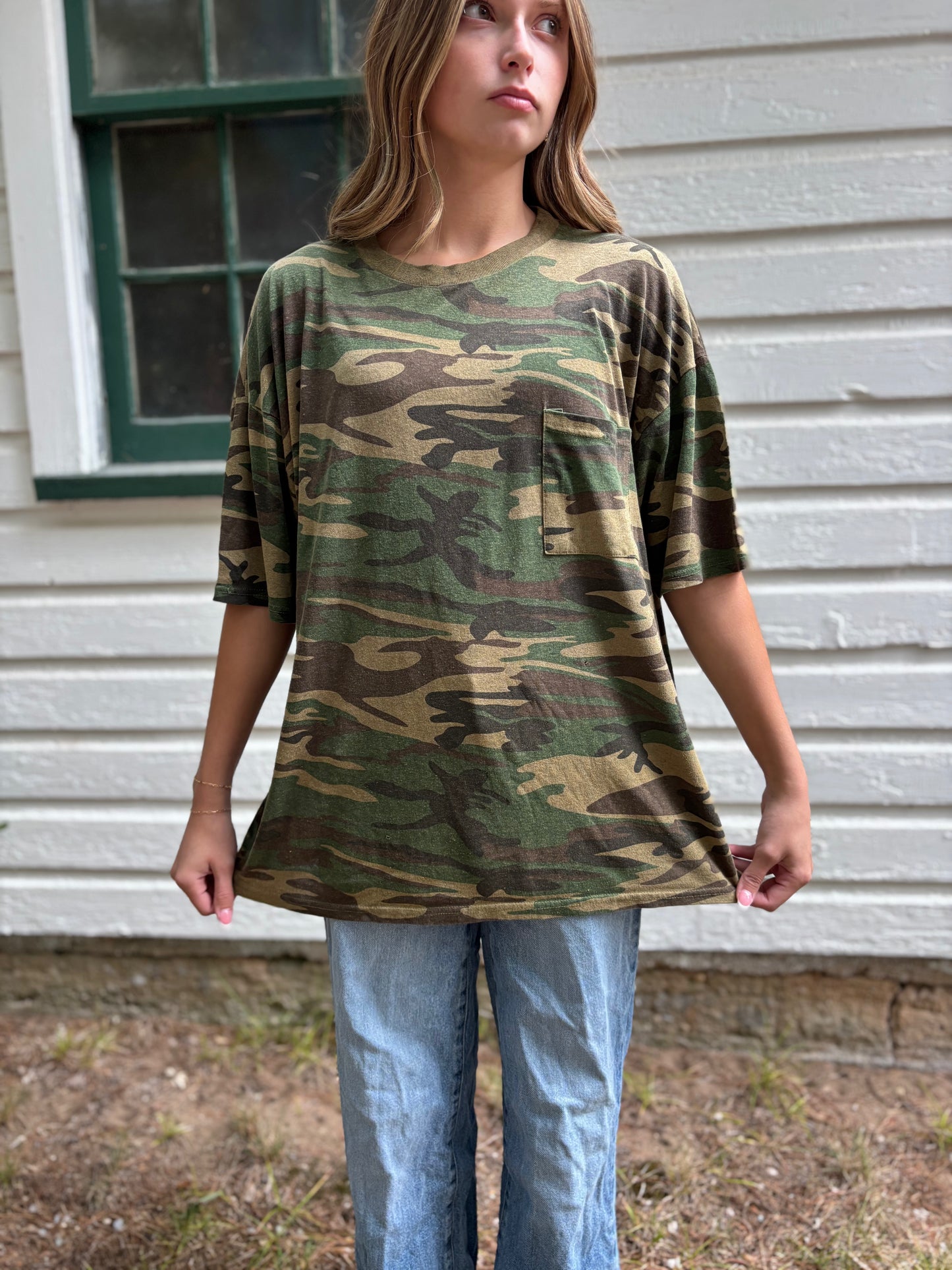 Vintage Camouflage Pocket Tee