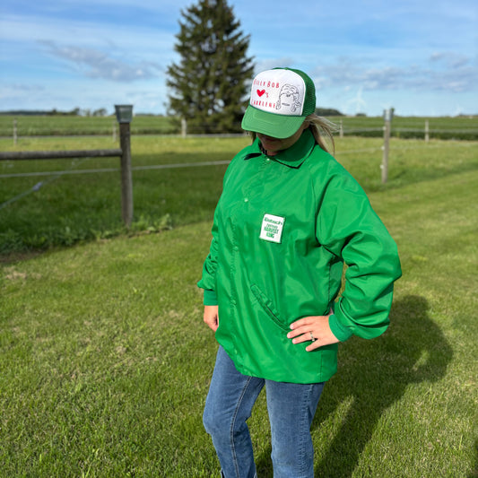 Vintage Estech Certified Harvest King Nylon Sno King Fully Lined Button Up Jacket