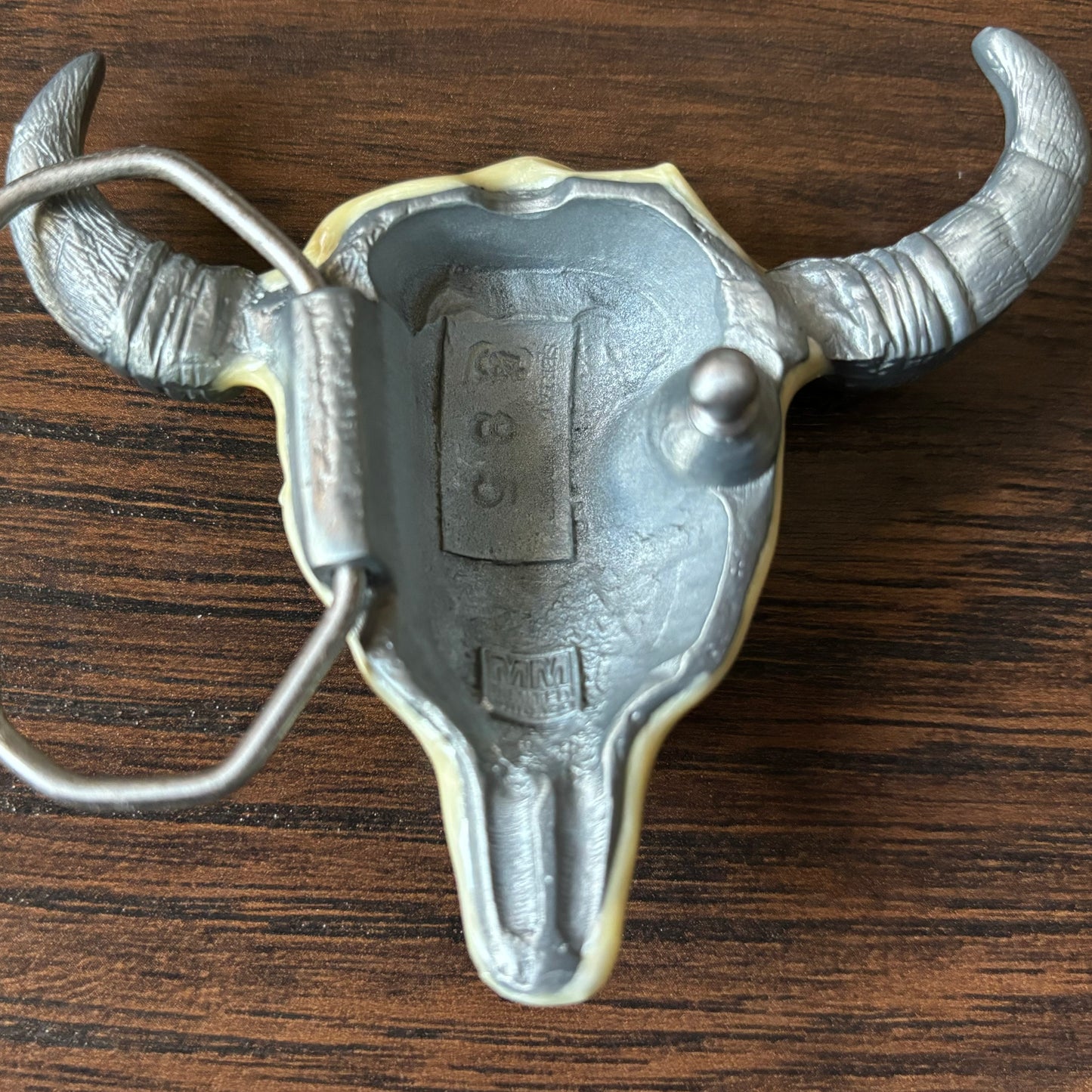 Vintage MM Limited Chicago Steer Skull Belt Buckle