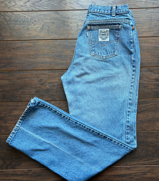 Vintage Western Women’s Levi’s Two-Horse with Jeans | White Tab