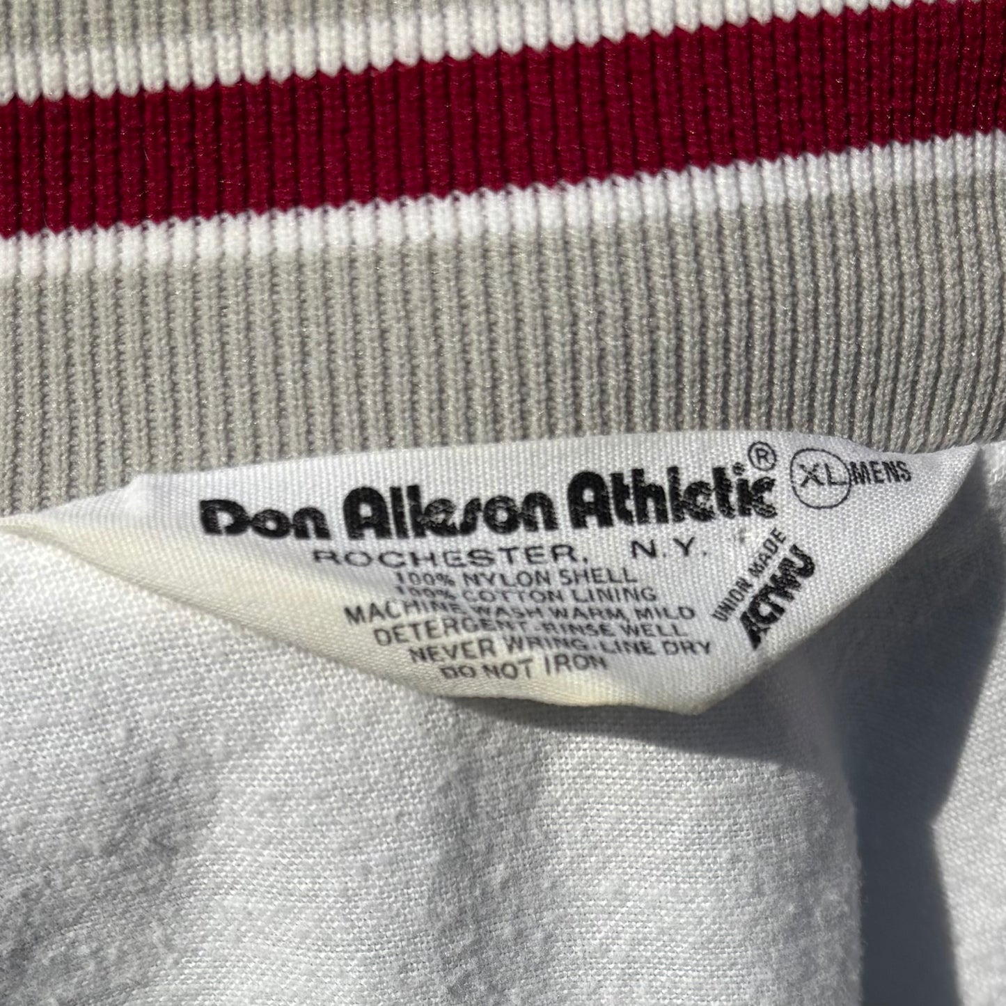 Vintage Deer Horn Inn Wellston, MI Nylon Bomber Jacket | Made in USA