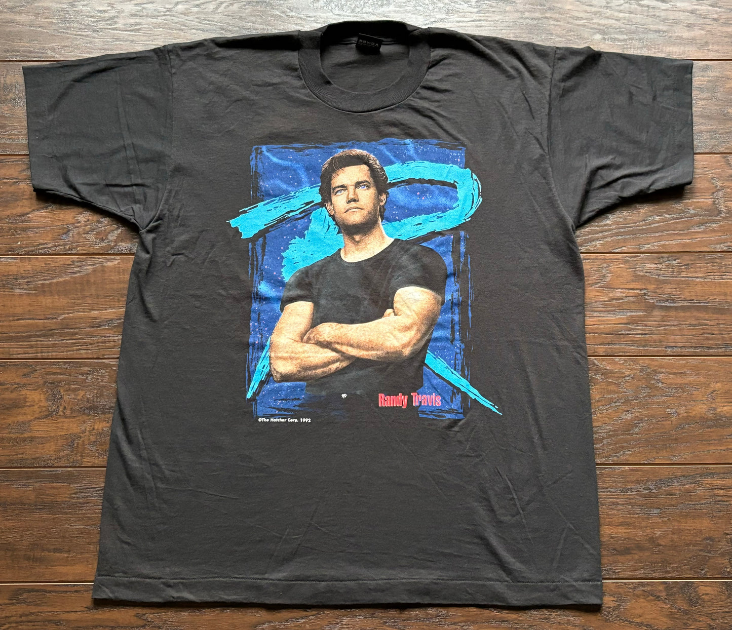 1992 Vintage Western Randy Travis Country Concert T-Shirt | Made in USA