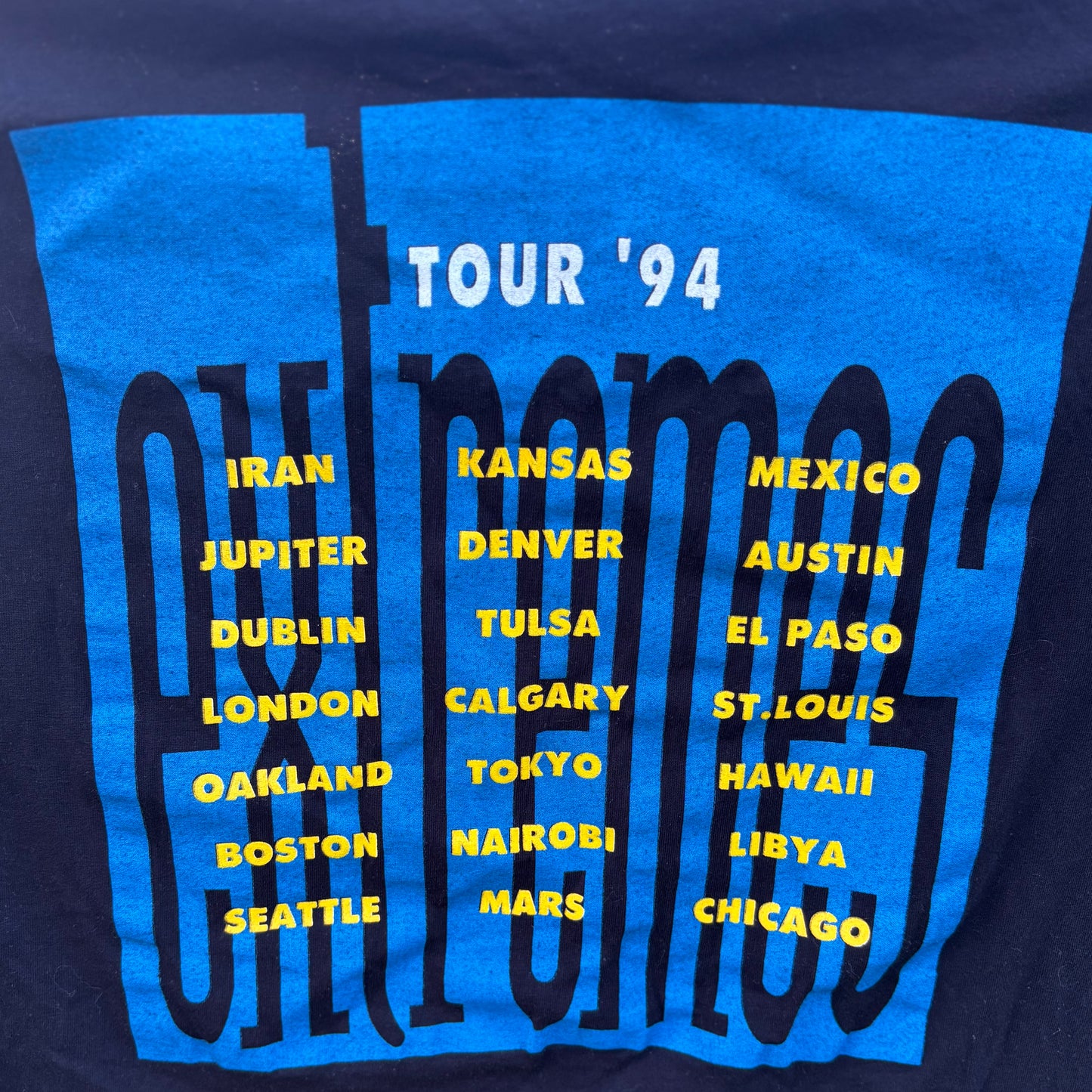1994 Vintage Western Collin Raye “Extremes” Country Concert T-Shirt | Made in USA
