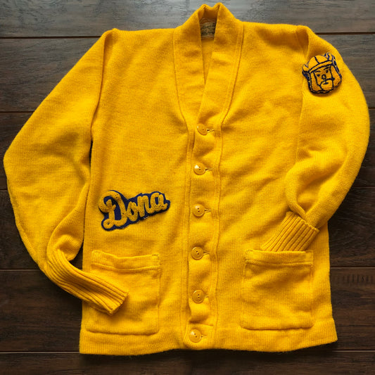 Vintage Northwestern Woolen Co. Letterman Cardigan Sweater “Dona” | Made in Minneapolis, MN