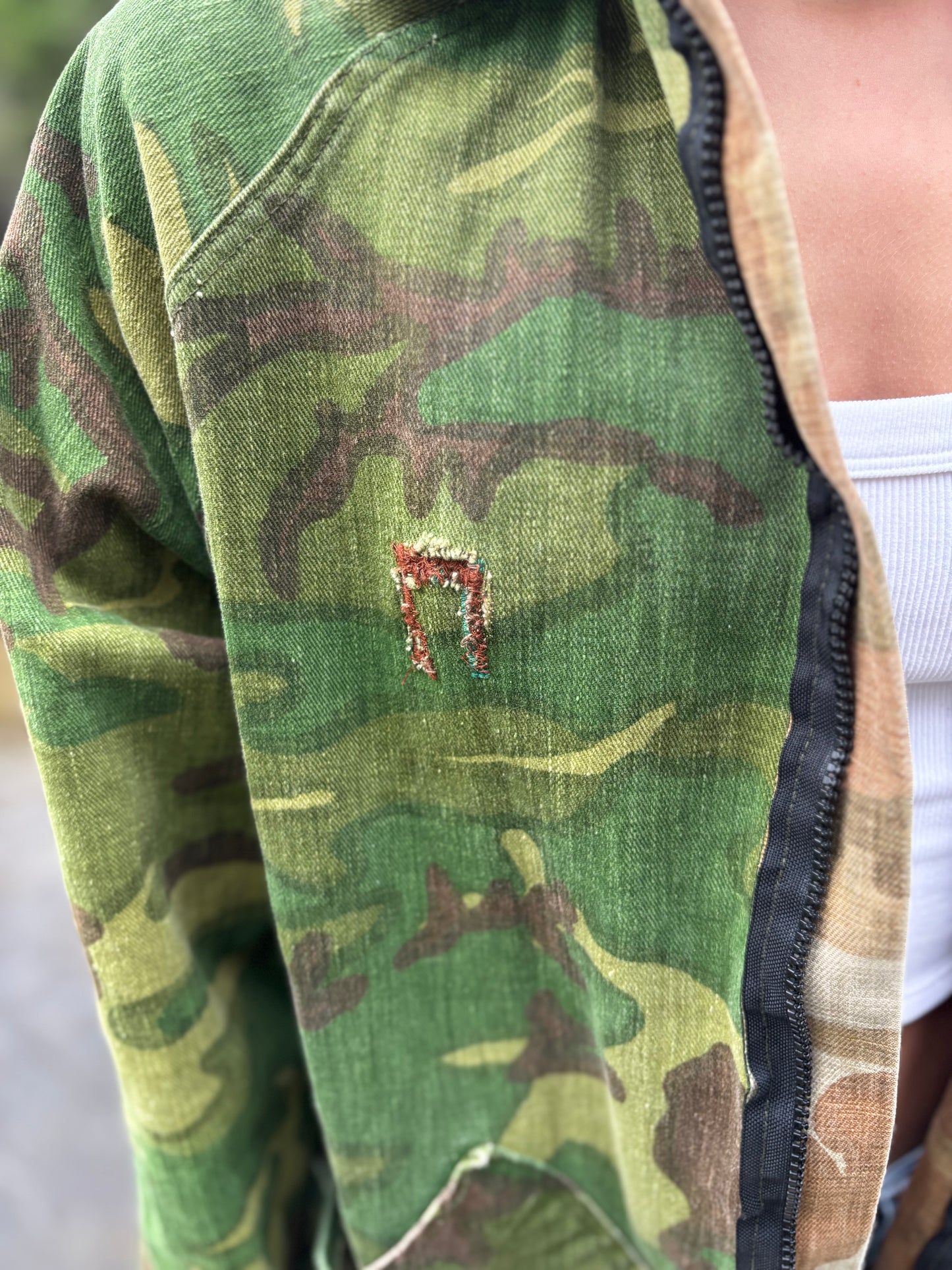 Vintage Reversible Camouflage Jacket