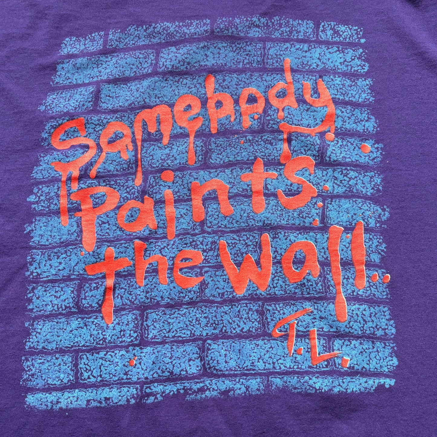 1992 Vintage Tracy Lawrence “Somebody Paints the Wall” Country Concert T-shirt | Made In USA