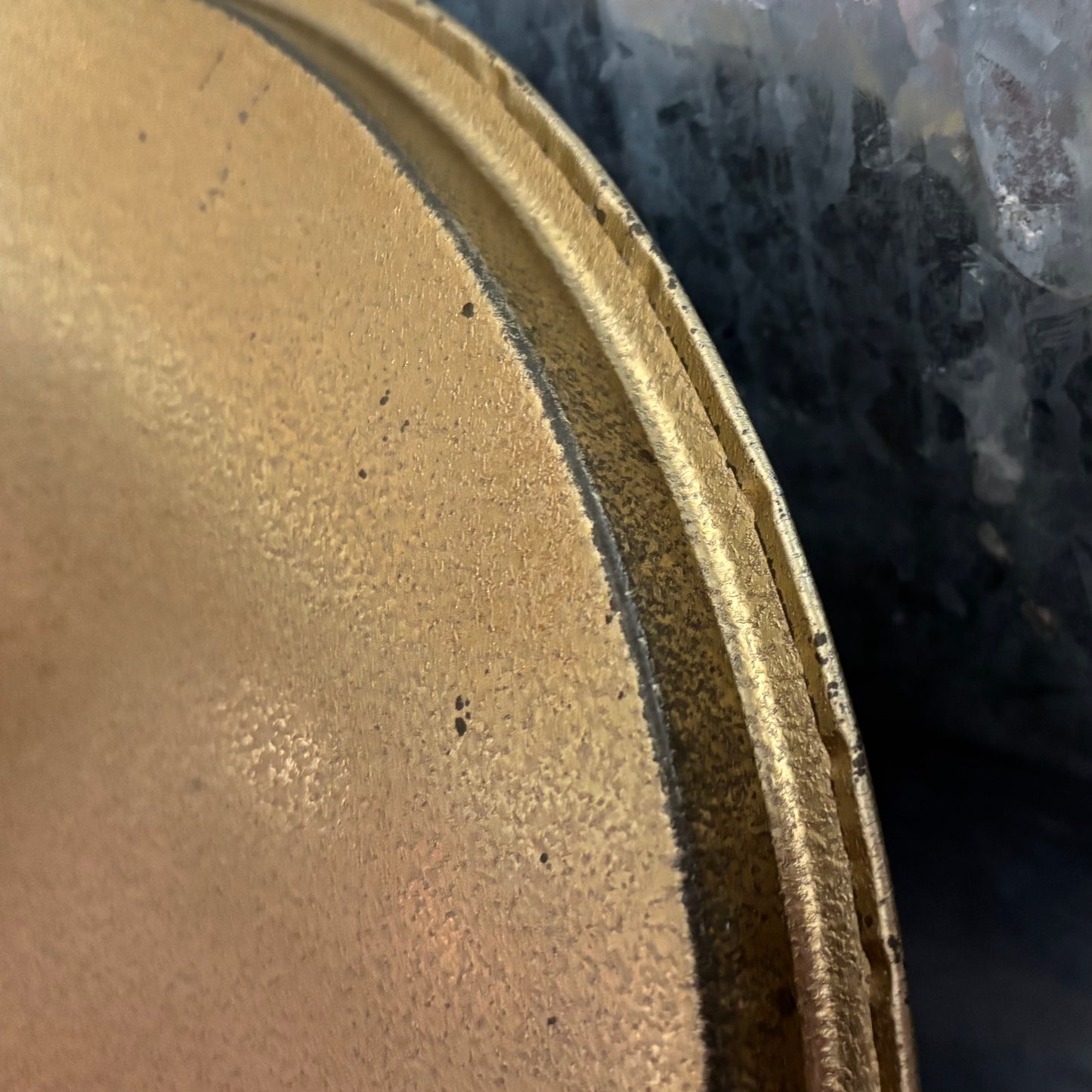 Vintage California Round Souvenir Tin Tray