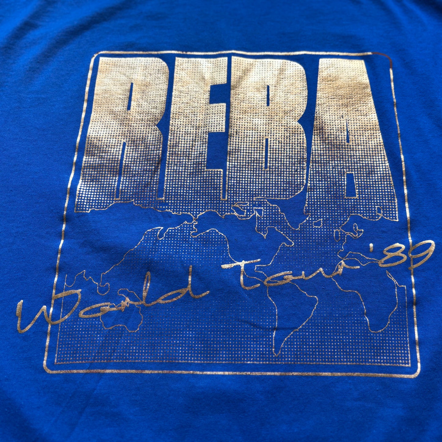 1989 Vintage Western Reba McEntire World Tour Country Concert T-shirt| Made in USA