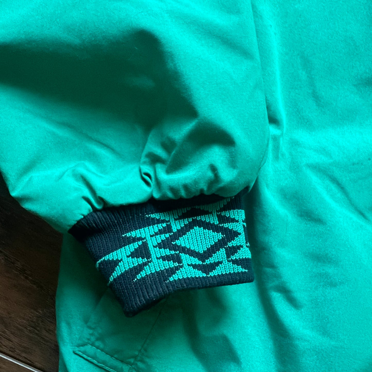 Vintage Western Comfy Casual Bomber Jacket with Aztec Print | Made In USA
