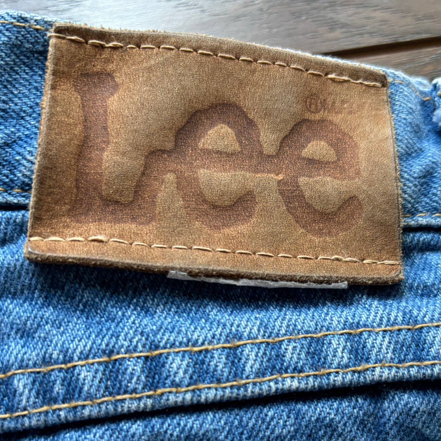 Vintage Western Women’s High Waisted Lee Jeans with Embroidered Back Pockets| Made in USA