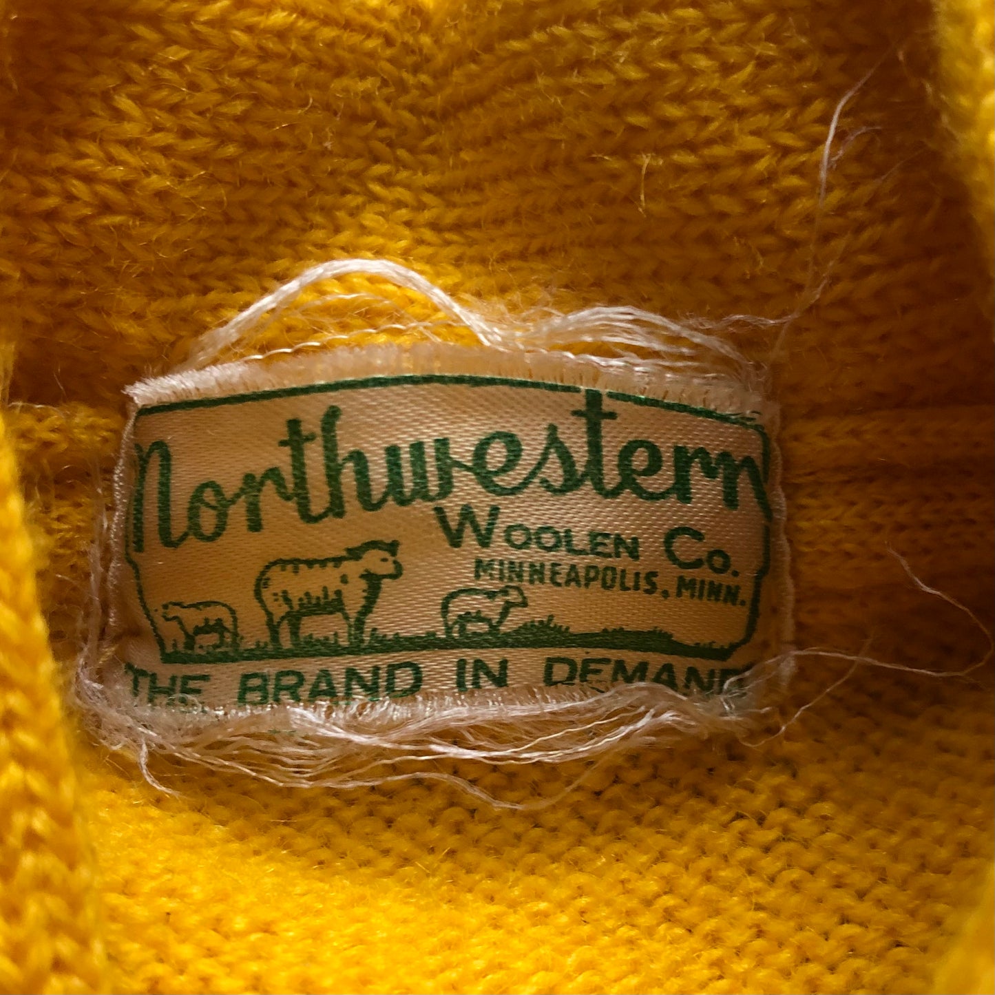 Vintage Northwestern Woolen Co. Letterman Cardigan Sweater “Dona” | Made in Minneapolis, MN