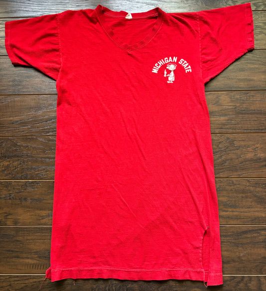 60’s Vintage Champion Running Man Michigan State Campus Nitee