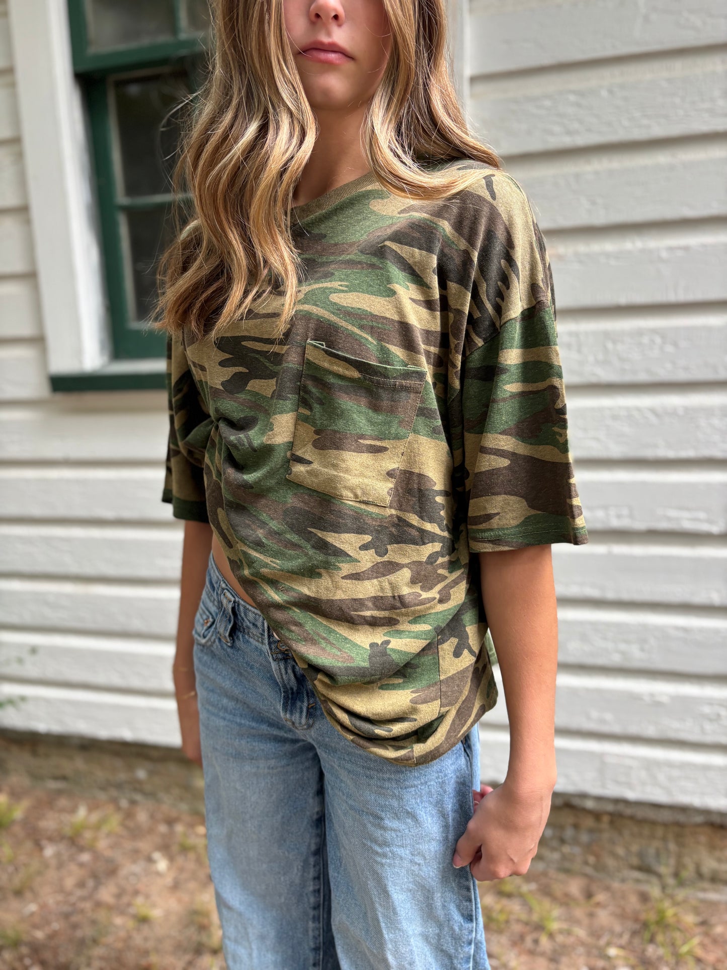 Vintage Camouflage Pocket Tee