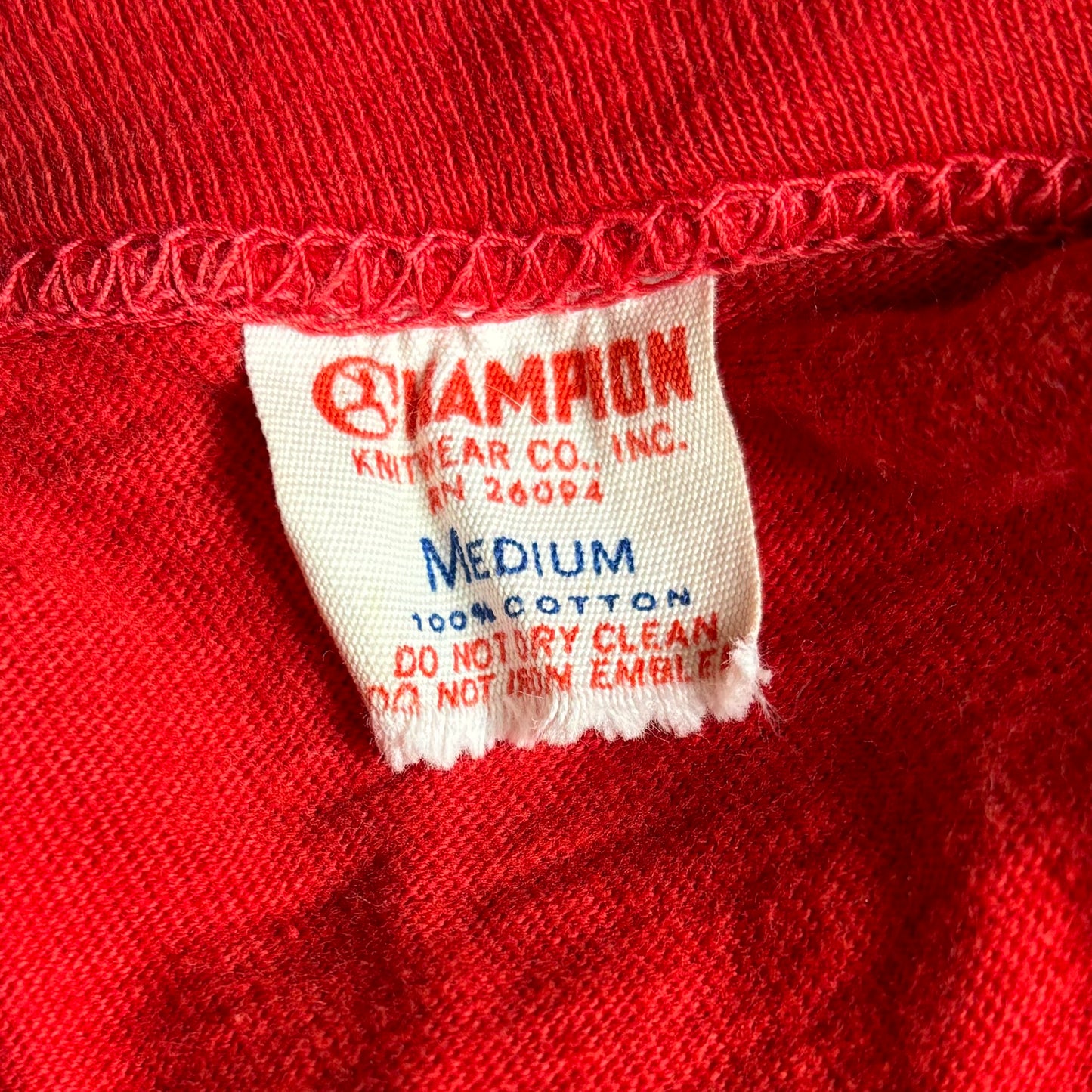 60’s Vintage Champion Running Man Michigan State Campus Nitee