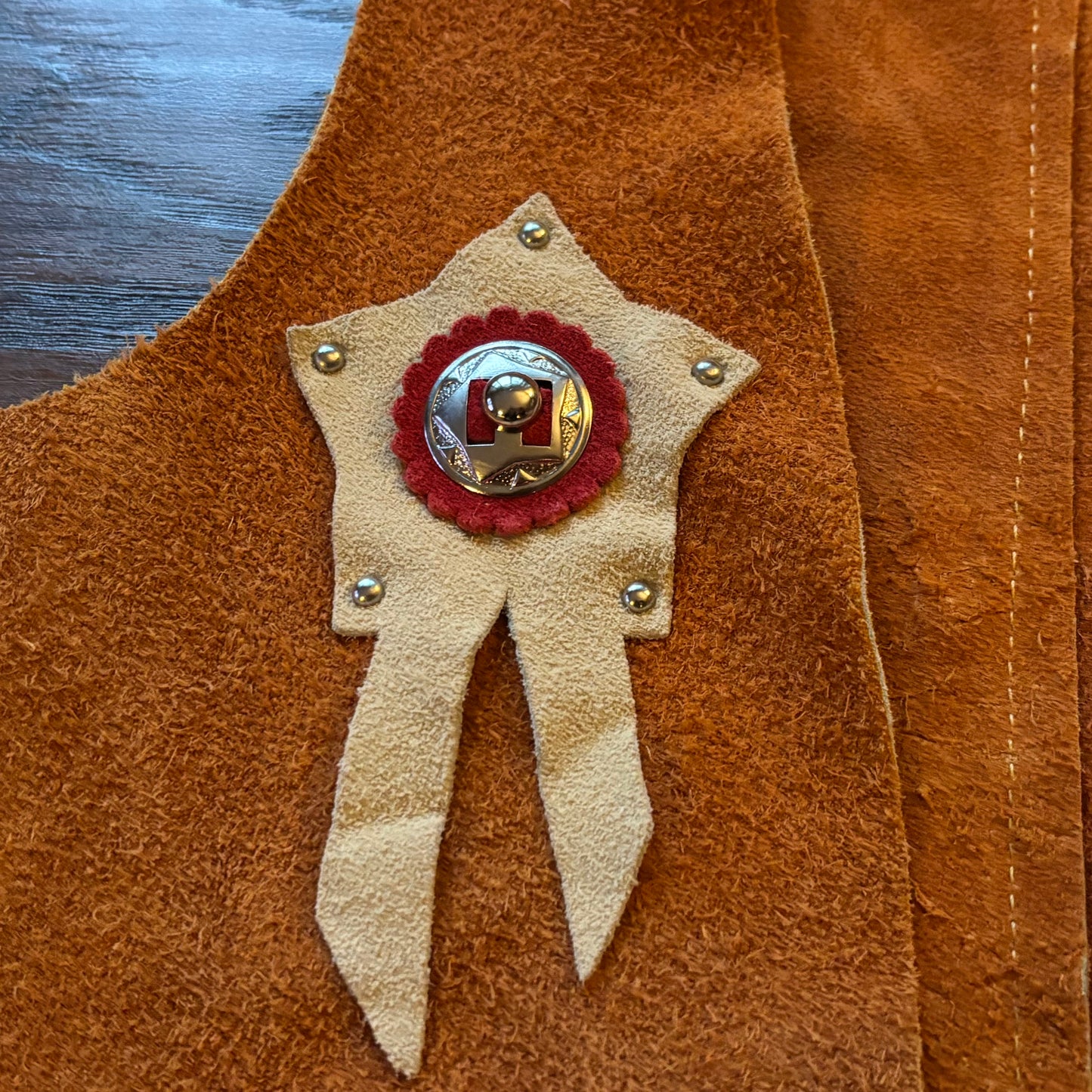 70’s Vintage Western Kids Suede Vest and Chaps