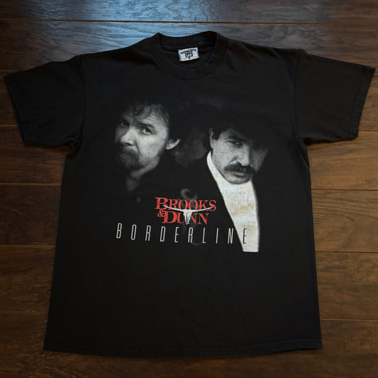 1996 Vintage Brooks & Dunn “Borderline” Country Concert T-Shirt
