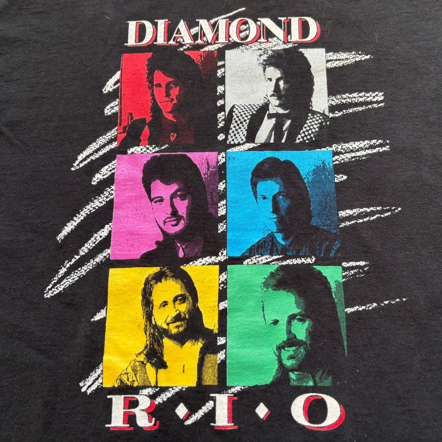 1992 Vintage Diamond Rio “The Proof is in the Pickin” Country Concert T-Shirt