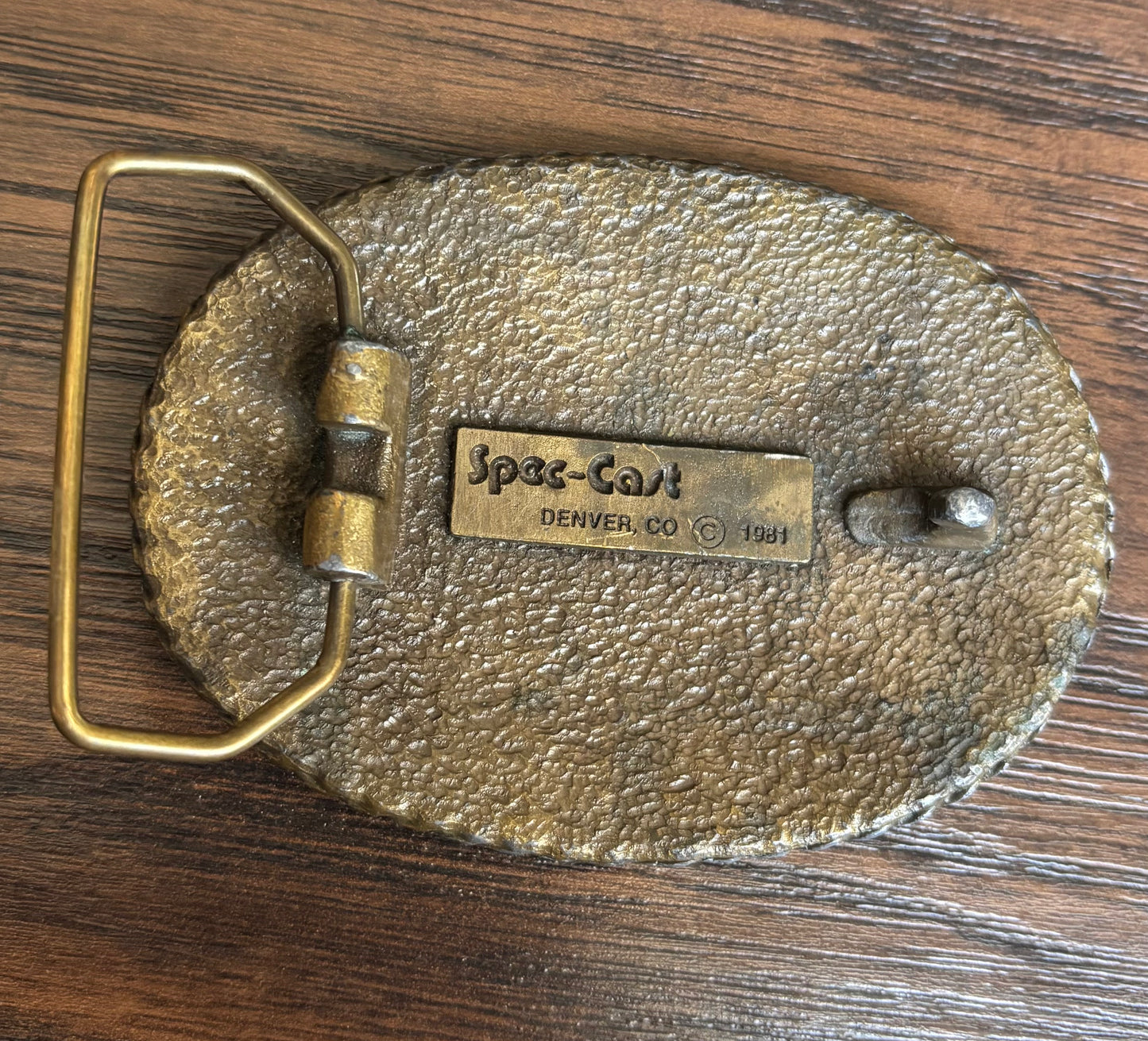 1981 Vintage Western “TOM” Belt Buckle | Spec-Cast