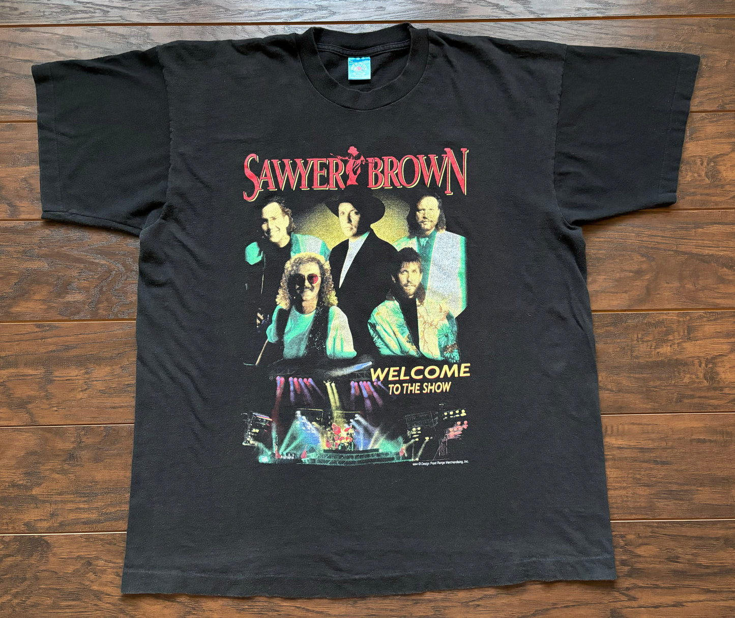 94’ Vintage Sawyer Brown Country Concert T-shirt | Welcome To The Show