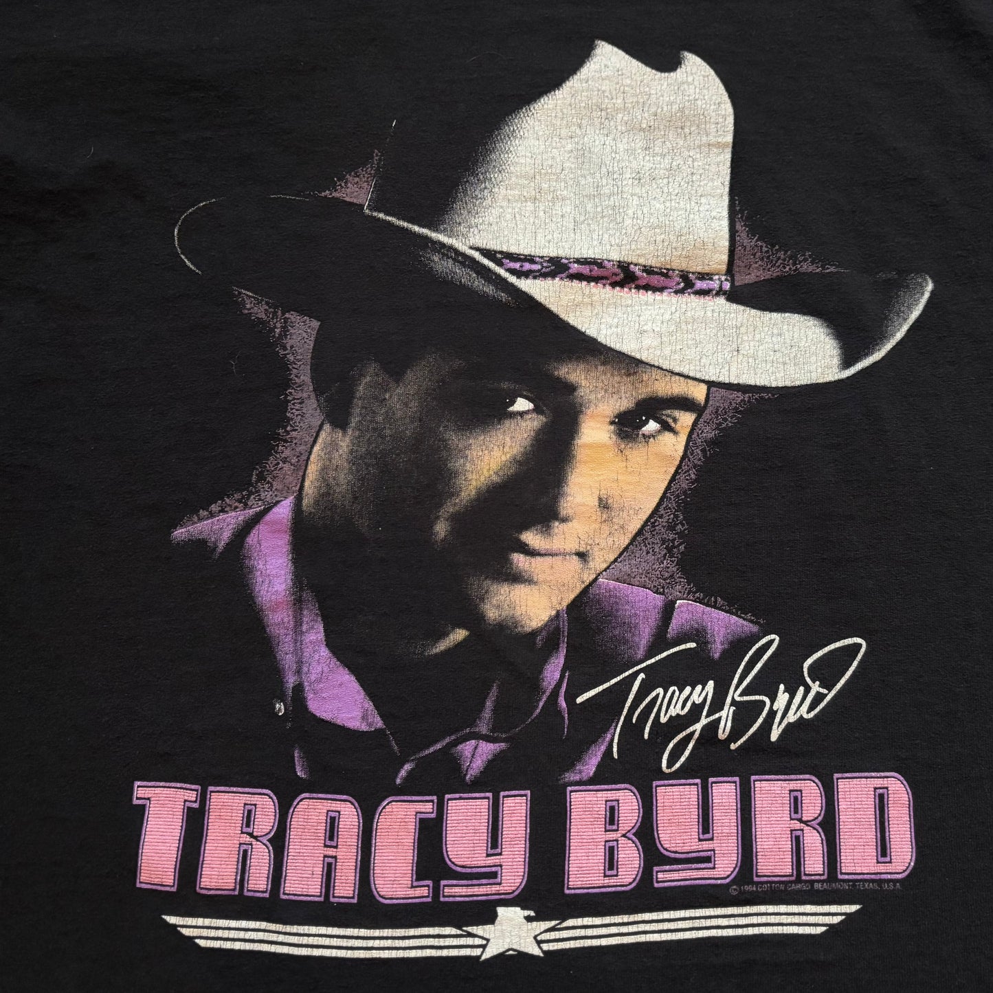 1994 Vintage Tracy Byrd “On The Floor in ‘94” Crawl Tour Country Concert T-shirt | Made In USA
