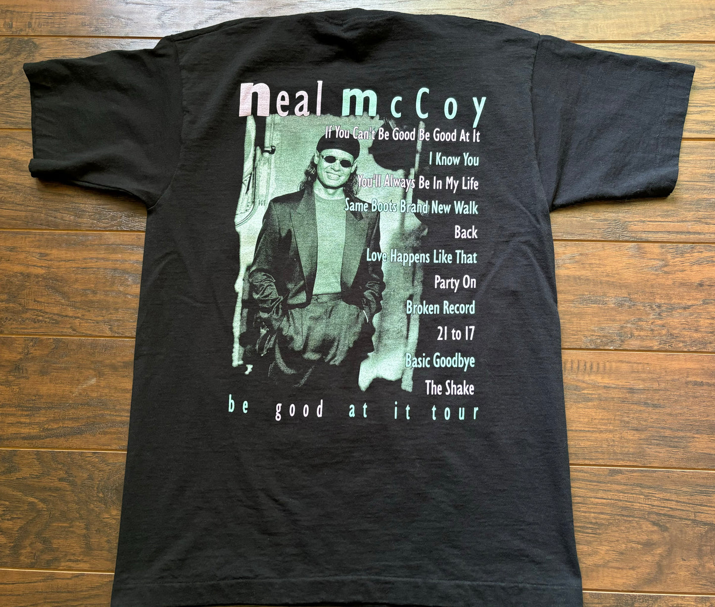 1998 Vintage Neal McCoy “Be Good At It” Concert Tour T-Shirt