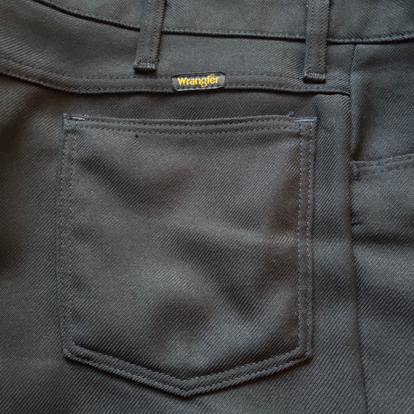 Vintage Western Men’s Wrangler Polyester Trousers | Made in USA