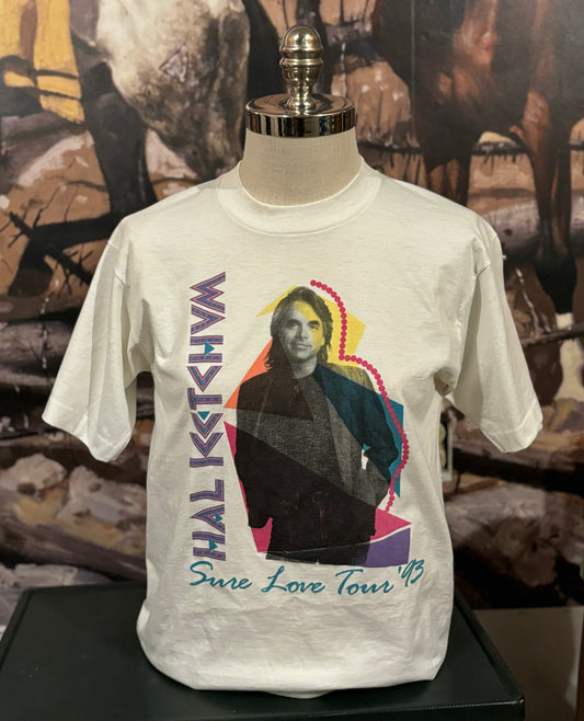 1993 Vintage Western Hal Ketchum “Sure Love Tour” Country Concert T-Shirt | Made in USA
