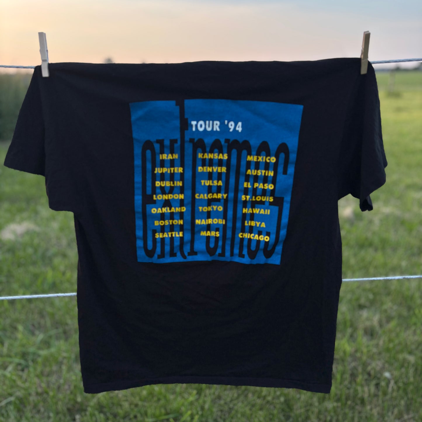 1994 Vintage Western Collin Raye “Extremes” Country Concert T-Shirt | Made in USA