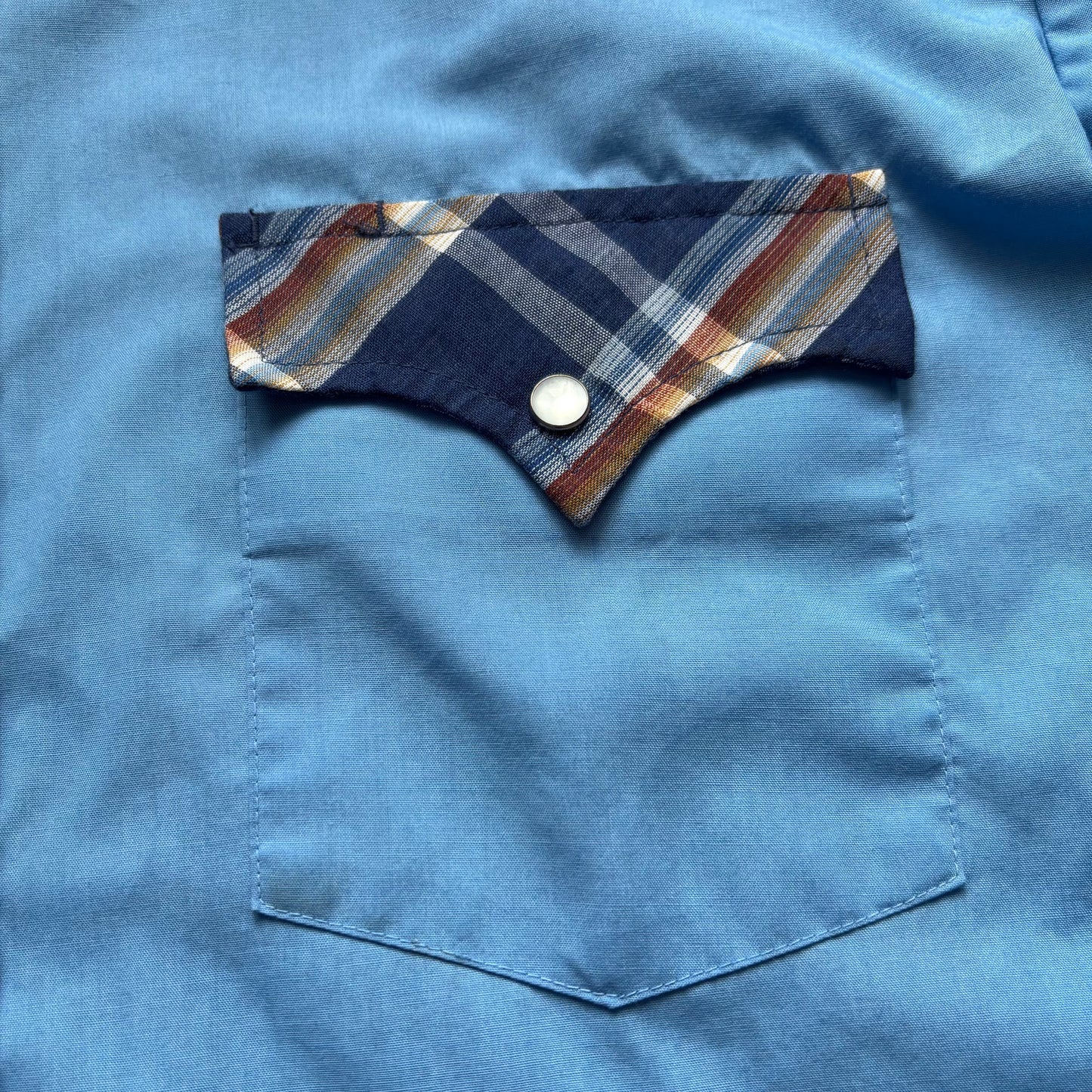 Vintage Western Men’s Champion Western Shirt with Snap Buttons