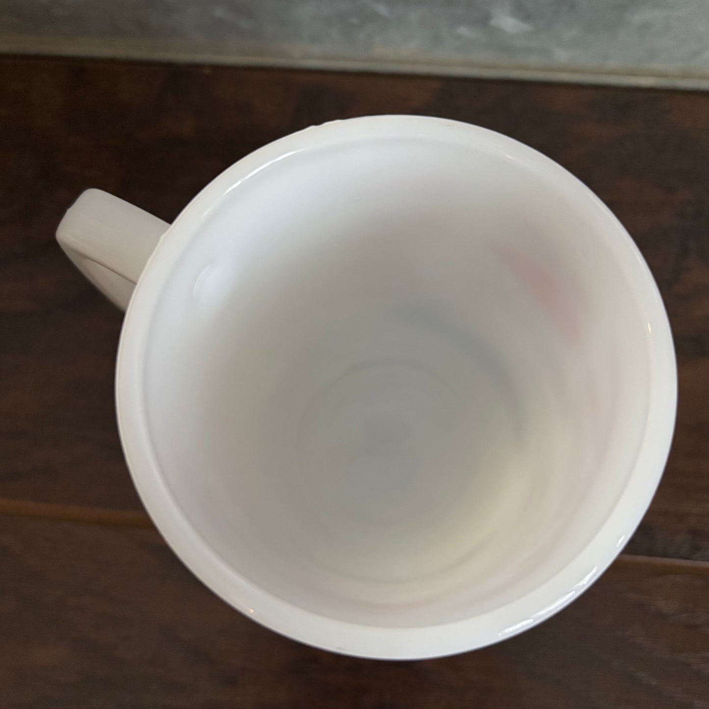 Vintage Fire King Anchor Hocking C.B’er Milk Glass Trucker Lingo Mug | Made In USA