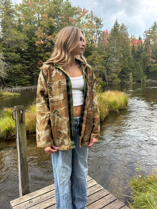Vintage Reversible Camouflage Jacket
