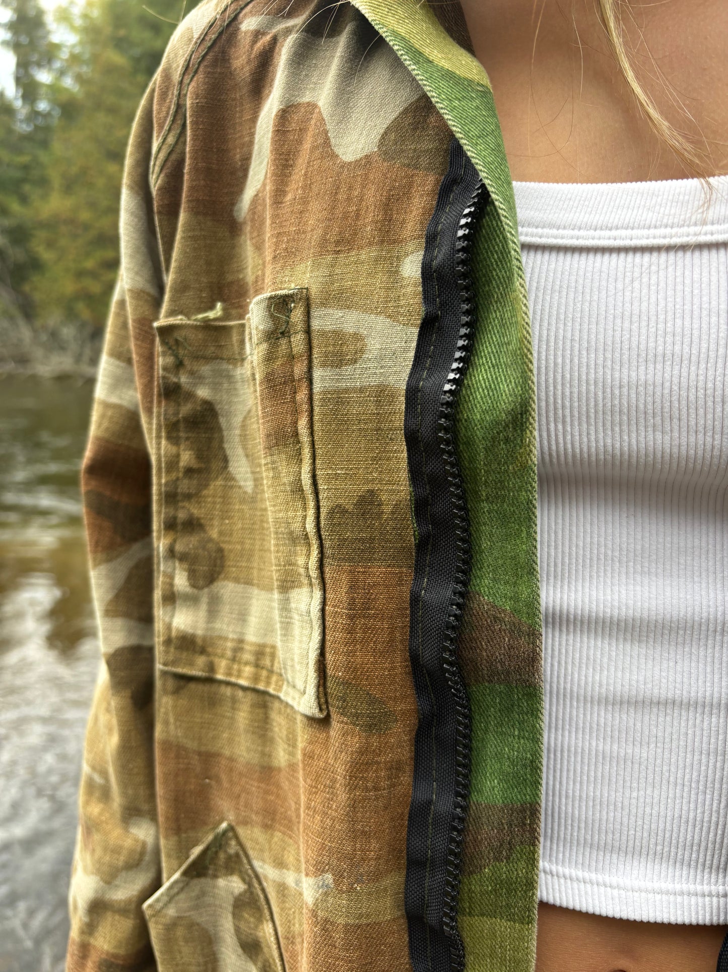 Vintage Reversible Camouflage Jacket