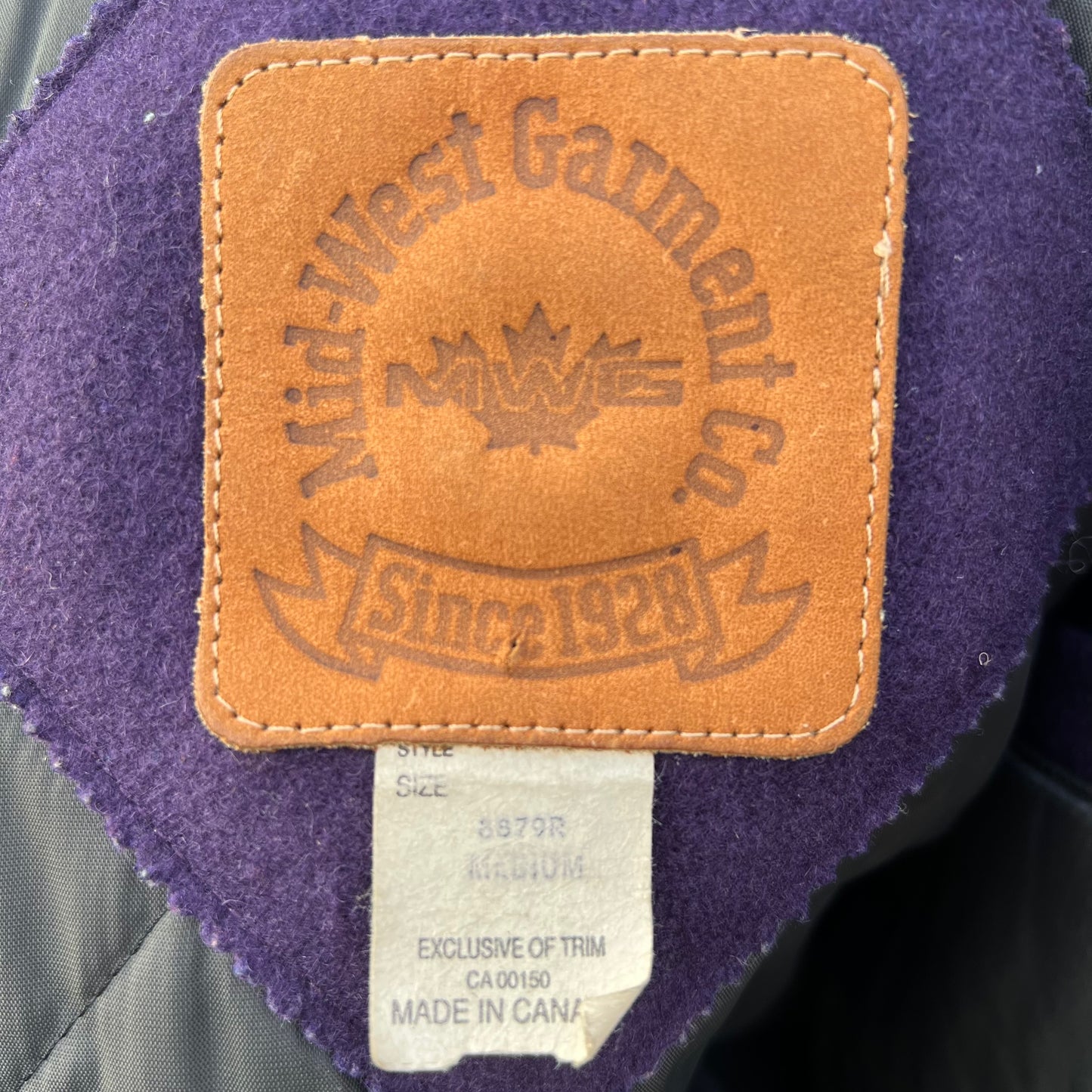 Vintage Southwest Style Mid West Garment Co. Jacket with Feathers | Made in Canada