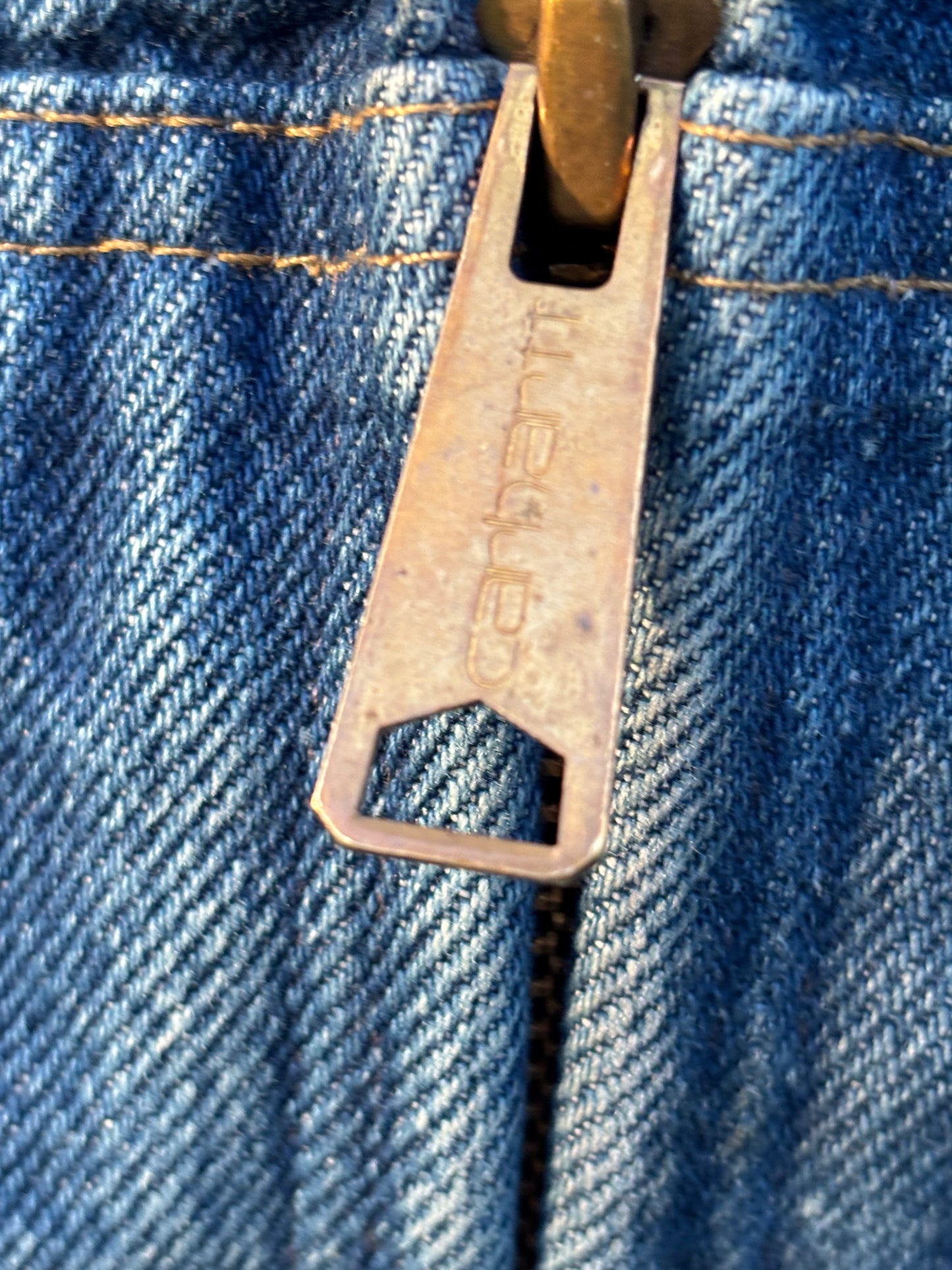 90’s Vintage Denim Carhartt Hooded Jacket with Carpenter Plaid Lining | Union Made