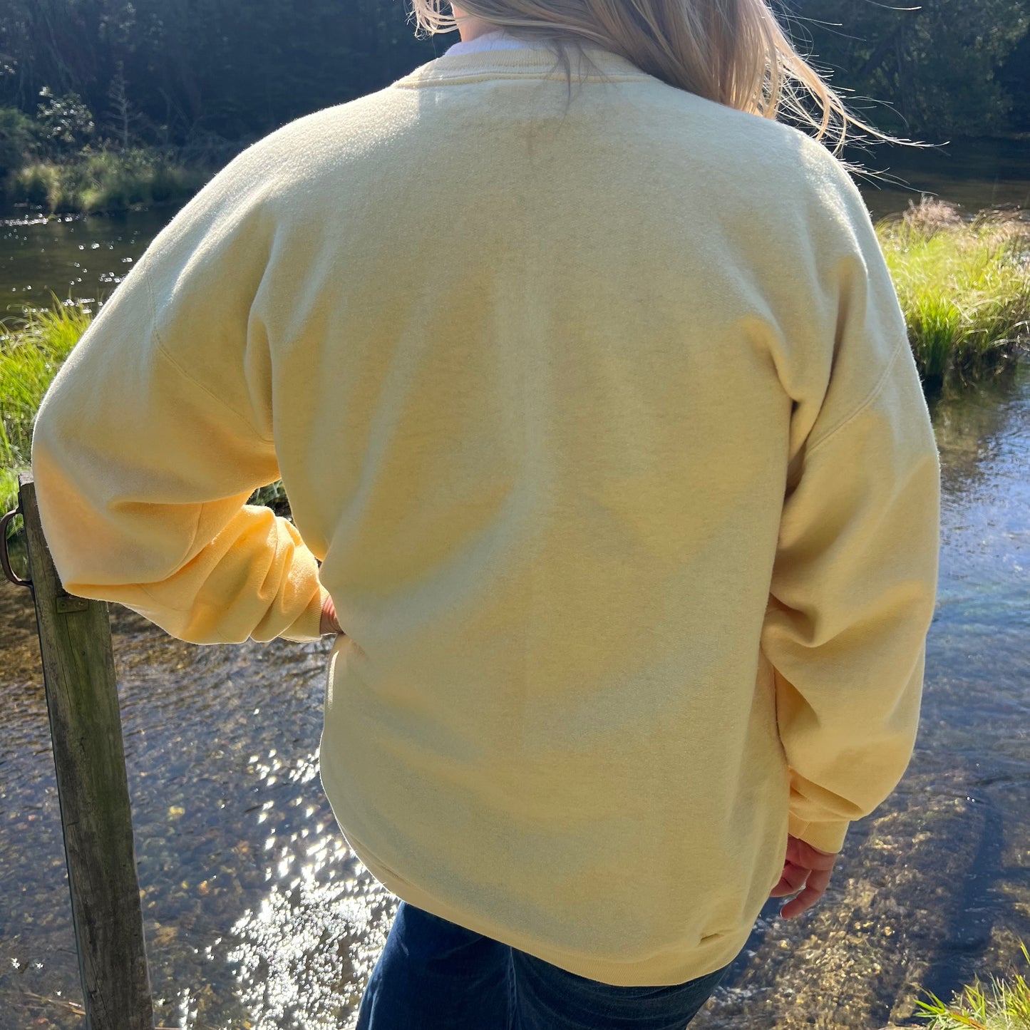 Vintage Western Women’s Day Breeze Pullover Sweatshirt with Horses and Farm Scene