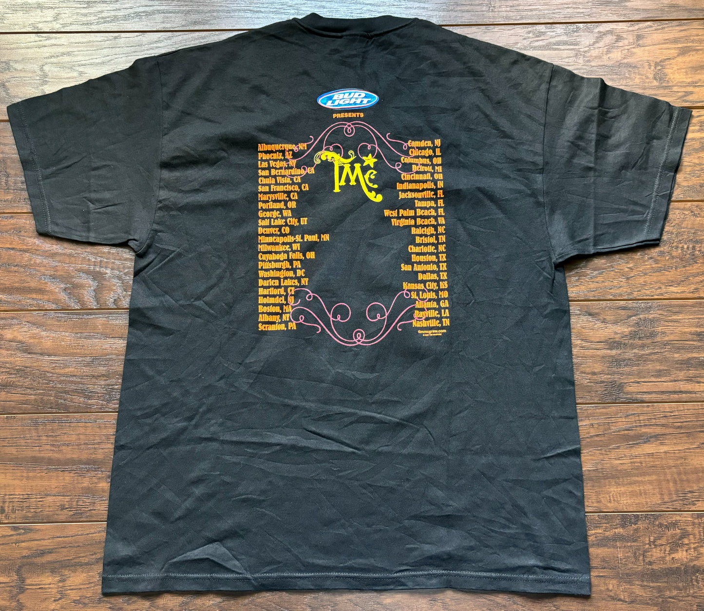 2001 Vintage Western Tim McGraw “Set This Circus Down” Country Concert T-shirt