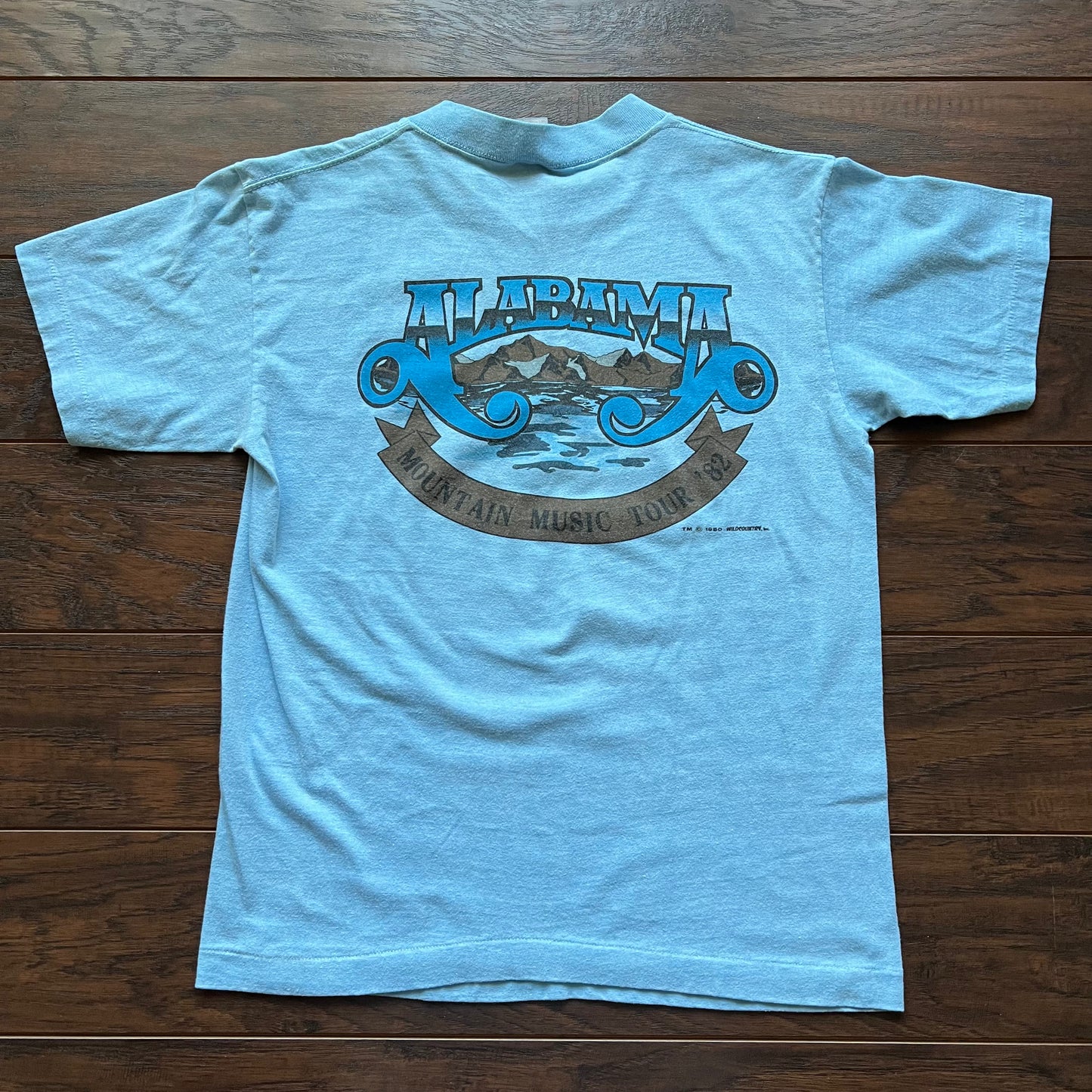 1982 Vintage Western Alabama “Mountain Music Tour” Country Concert T-Shirt | Made in USA