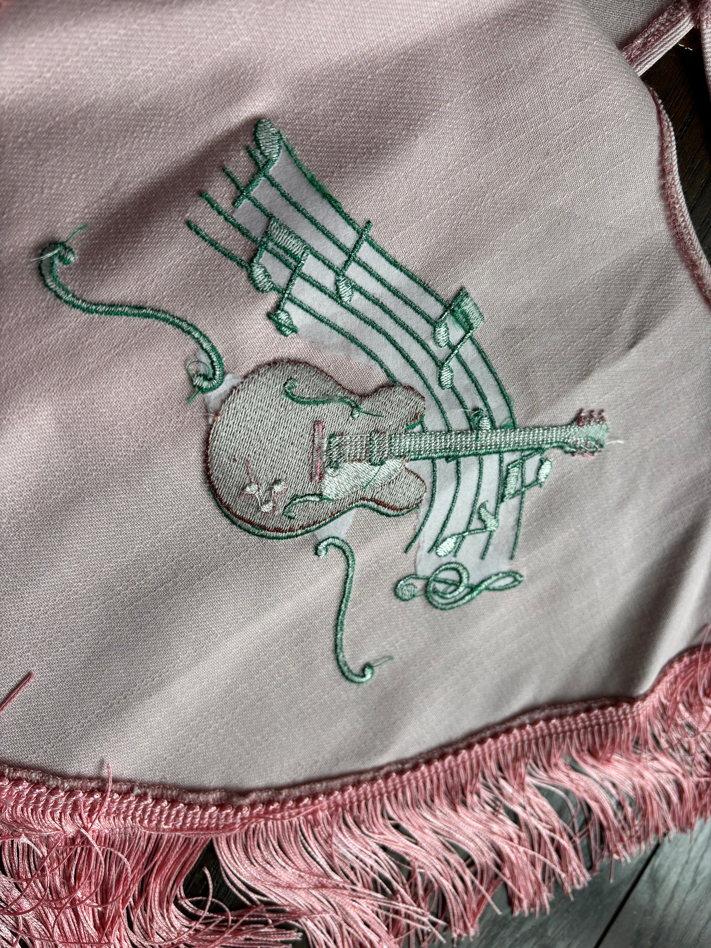 Vintage Western Poncho with Fringe