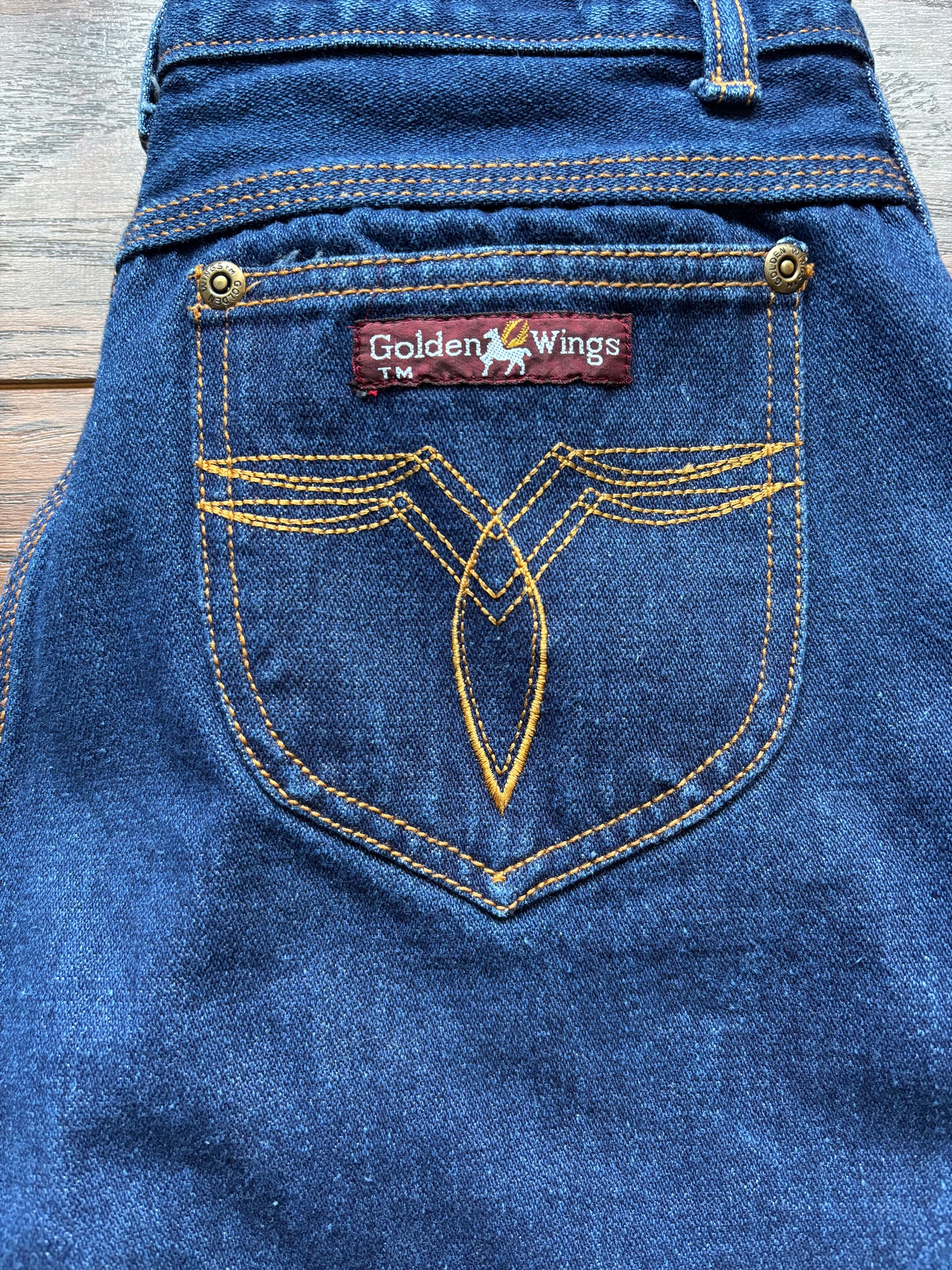 Vintage Western Women’s Golden Wings High Rise Jeans