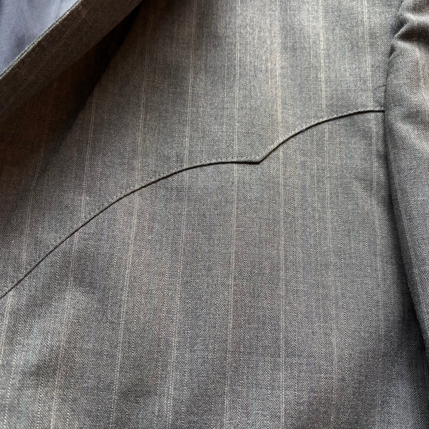 Vintage Western Men’s Larry Mahan 2-Piece Pinstriped Suit | Made in USA